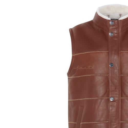 SHEARLING VEST