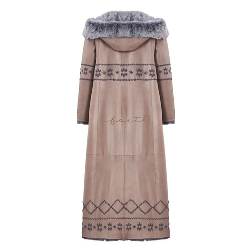 BROWN SHEARLING FARWA