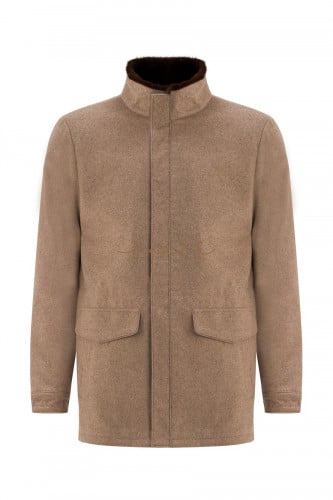 BEIGE CASHMERE REX FUR