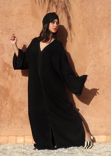 BLACK SAFAE KAFTAN