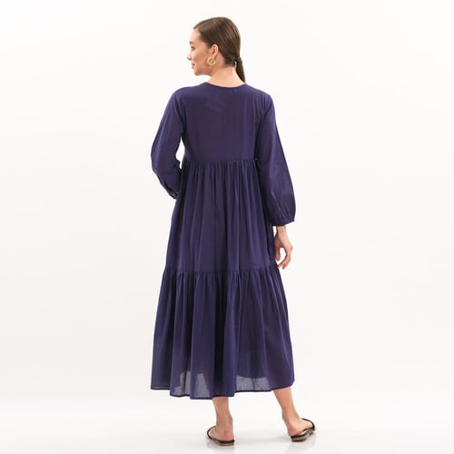 NAVY BLUE COTTON DRESS