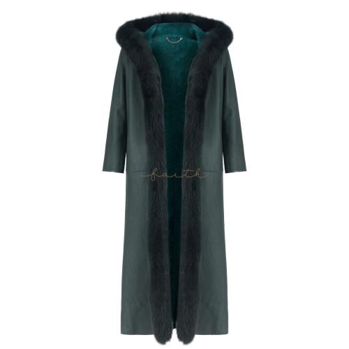 DARK GREEN ASTRAGAN FARWA