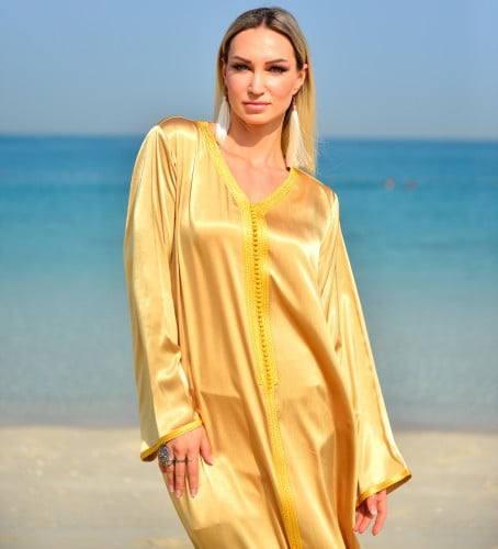 SILK GOLD KAFTAN