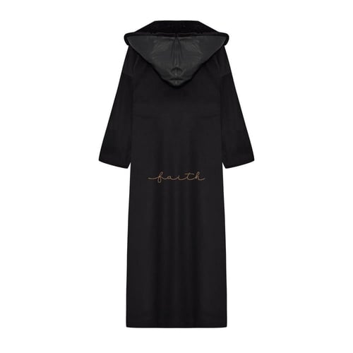 BLACK CASHMERE WITH LEATHER HOODY