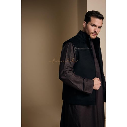 DARK BROWN EMBROIDERY VEERY