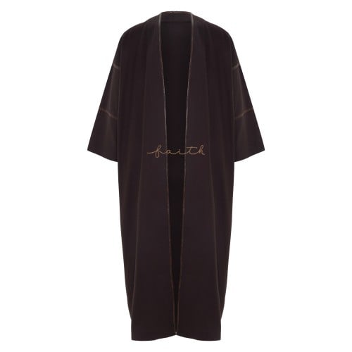 BROWN PYTHON ABAYA