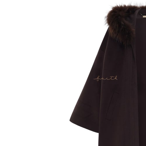 BROWN CASHMERE MEN FARWA