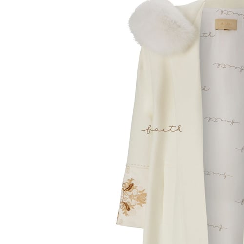 WHITE EMBRIODERY FARWA