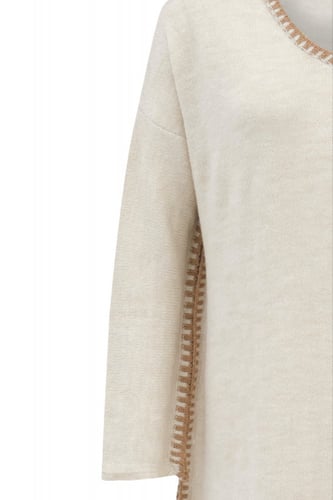 CREAMY KNIT WOOL DRESS