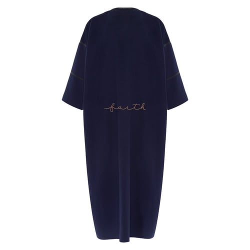 NAVY BLUE PYTHON ABAYA