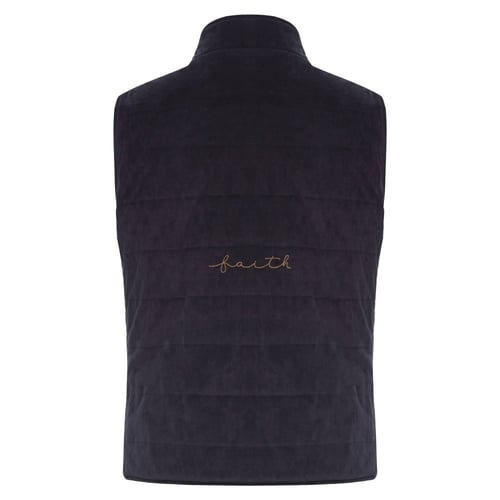 NAVY BLUE DOUBLEFACE VEST