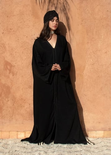BLACK SAFAE KAFTAN