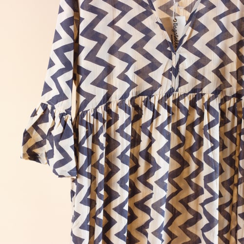 COTTON DRESS | DARK SHAPES