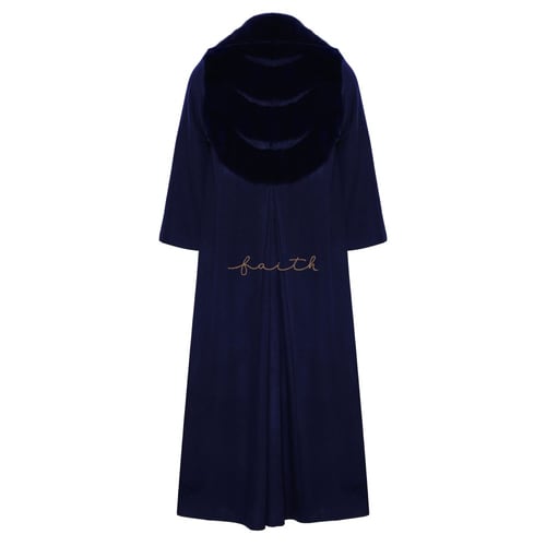 NAVY BLUE MINK FARWA