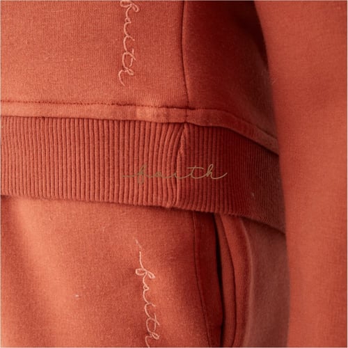 HOODY SWEATSHIRT FLEECE SET FOX ON SHOULDERS