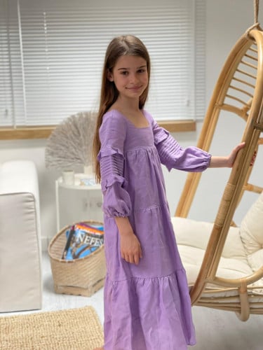 DAUGHTER VİCTORİA DRESS LUPIN LILAC