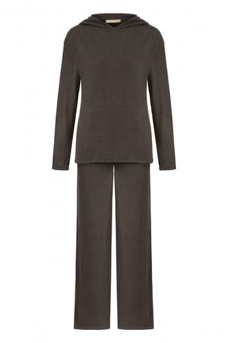 GREY KNITTED WOOL SET