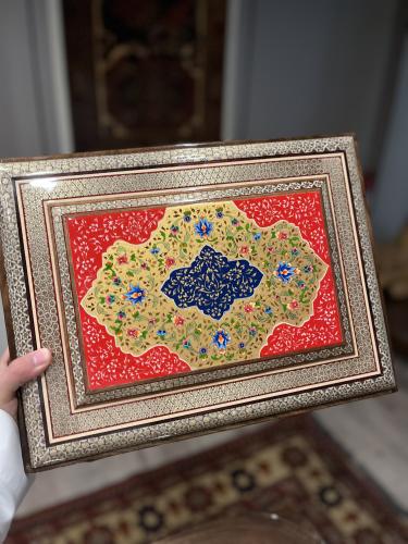 صندوق أصفهاني داخلي خشب