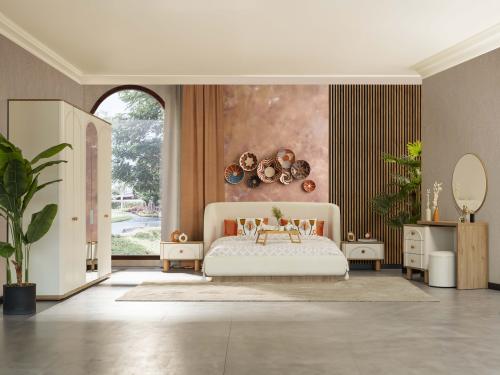 غرفة نوم مزدوجة كوكو طقم 8 قطع