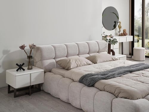 غرفة نوم مزدوجة دالاس طقم 8 قطع