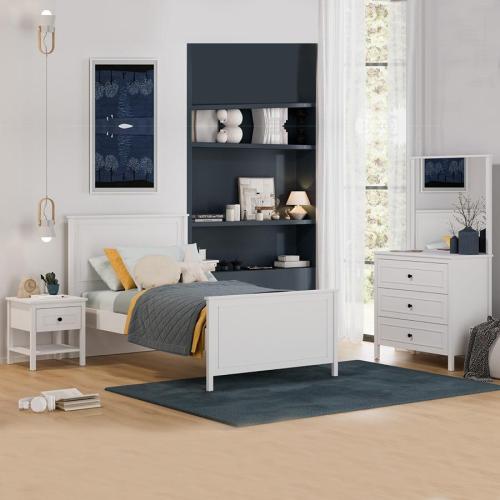 غرفة نوم شبابية سنتو ابيض