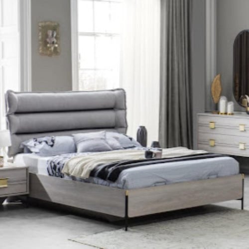 سرير 180 سم مع التخزين كومود مزدوج