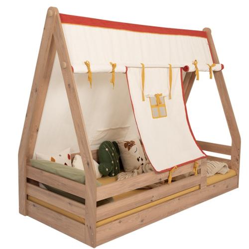 سرير أطفال مونتي سوري مع مظلة