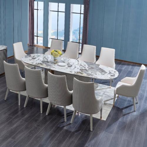 طقم طاولة طعام 12 كراسي لايت