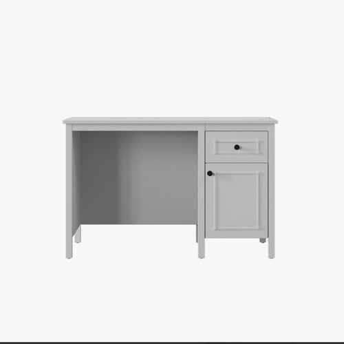 مكتب دراسي مع رف سنتو ابيض شبابي