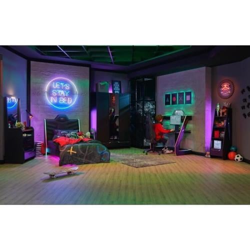 غرفة نوم شبابية روكس طقم 7 قطع