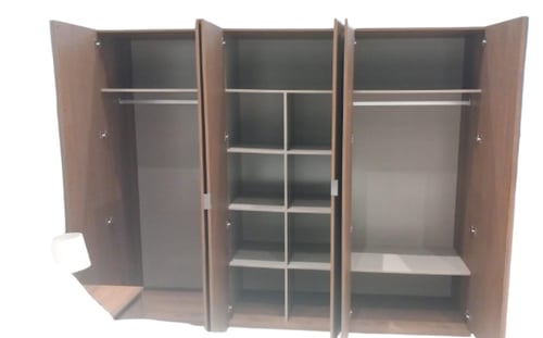 غرفة نوم مزدوجة وود طقم 7 قطع