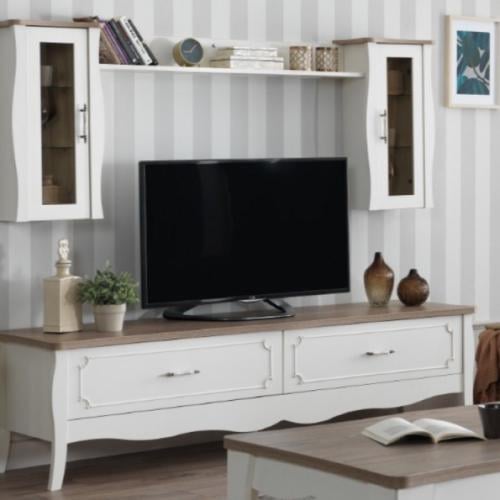 طقم مكتبة تلفزيون نيو كنتري