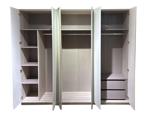 غرفة نوم مزدوجة جونس طقم 9 قطع