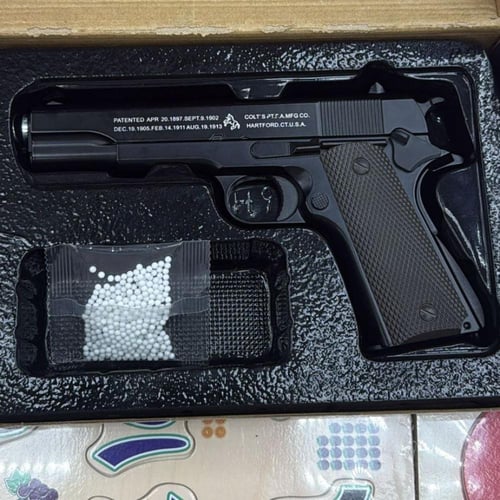 مسدس خرز حديد وثقيل كبير -مشابه للواقعي