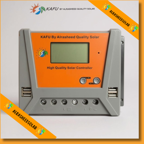 منظم60 امبير كفو PWM مع شاشة بيانات 12V/24V/36V/48...