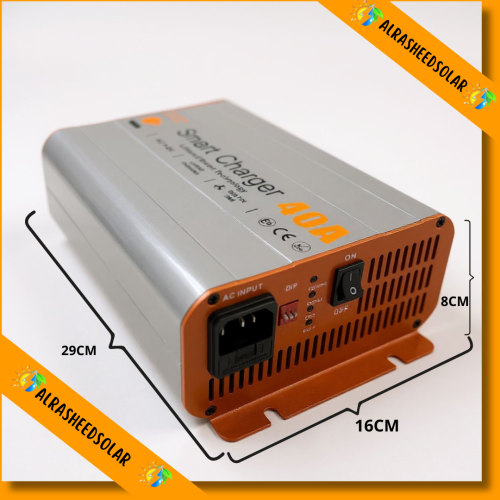 شاحن بطاريه كفو Smart Battery Charger 12V40AMPS