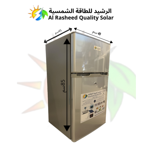 ثلاجه قسمين مزوده بعازل مضاعف تعمل على 12/24 فولت...