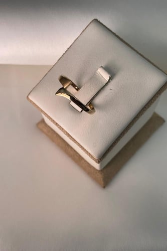 خاتم منحني ناعم – إيطالي عيار 18