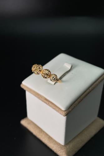 خاتم الكرات المنقوشة - عيار 21