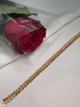 انسيالة / سوارة ذهب عيار 21