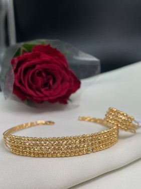 سوارة وخاتم ذهب عيار 21