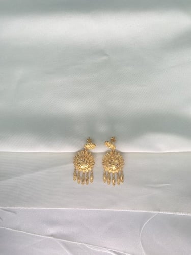 حلق كرسي جابر الفاخر _ ذهب ايطالي عيار 21