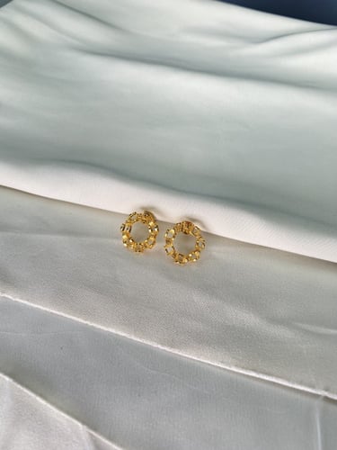 حلق رولكس ذهب دائري الفاخر _ ذهب ايطالي عيار 21