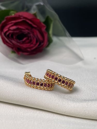 حلق مميز وناعم متعدد الالوان عيار 21