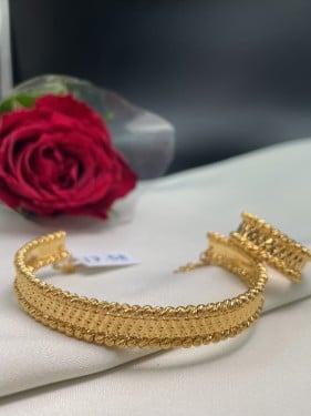 سوارة وخاتم ذهب عيار 21