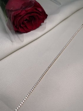 سوارة تنس ذهب عيار 21