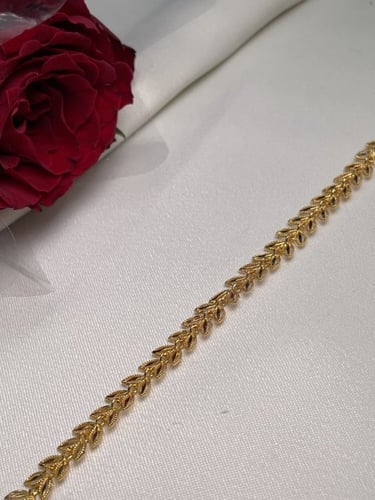 انسيالة / سوارة ذهب عيار 21