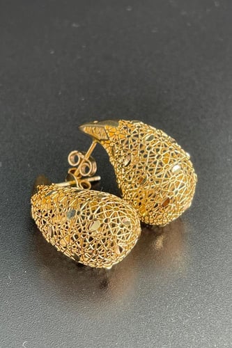 حلق الدمعه ذهب عيار 21 | سوبر ماستر