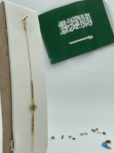 انسيال الورده _ ذهب عيار 21