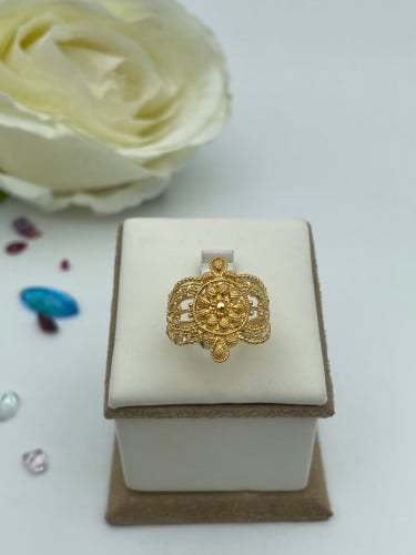 خاتم تصميم هندي عيار 21k